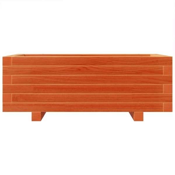 vidaXL Plantekasse voksbrun 70x40x26,5 cm heltre furu
