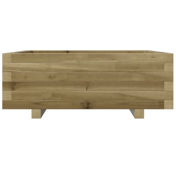 vidaXL Odlingslåda 70x70x26,5 cm impregnerat furu