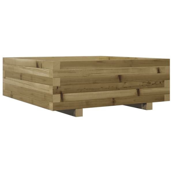 vidaXL Odlingslåda 70x70x26,5 cm impregnerat furu