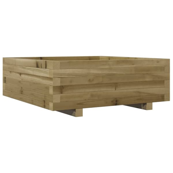 vidaXL Odlingslåda 70x70x26,5 cm impregnerat furu