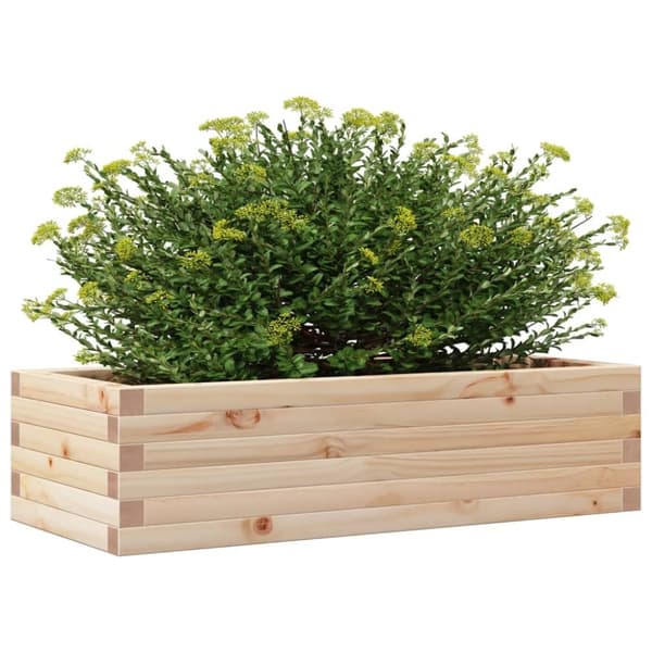 vidaXL plantekasse 90x40x23 cm massivt fyrretræ
