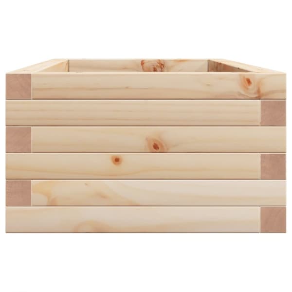vidaXL plantekasse 90x40x23 cm massivt fyrretræ
