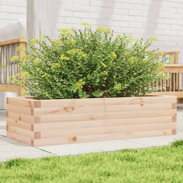 vidaXL plantekasse 90x40x23 cm massivt fyrretræ