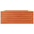 Miniatyrbilde 4 av 10: vidaXL Plantekasse voksbrun 60x60x23 cm heltre furu