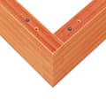 Miniatyrbilde 7 av 10: vidaXL Plantekasse voksbrun 60x60x23 cm heltre furu