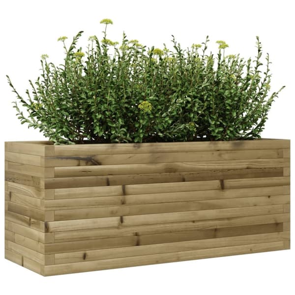 vidaXL Plantekasse 110x40x45,5 cm impregnert furu