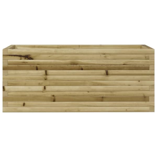 vidaXL Plantekasse 110x40x45,5 cm impregnert furu