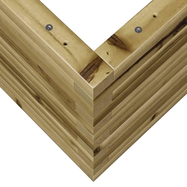 vidaXL Plantekasse 110x40x45,5 cm impregnert furu