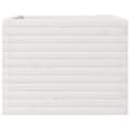Miniatyrbilde 4 av 10: vidaXL Plantekasse hvit 60x60x45,5 cm heltre furu