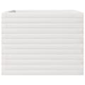 Miniatyrbilde 5 av 10: vidaXL Plantekasse hvit 60x60x45,5 cm heltre furu