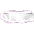 Miniatyrbilde 9 av 10: vidaXL Plantekasse 100x100x26,5 cm heltre furu