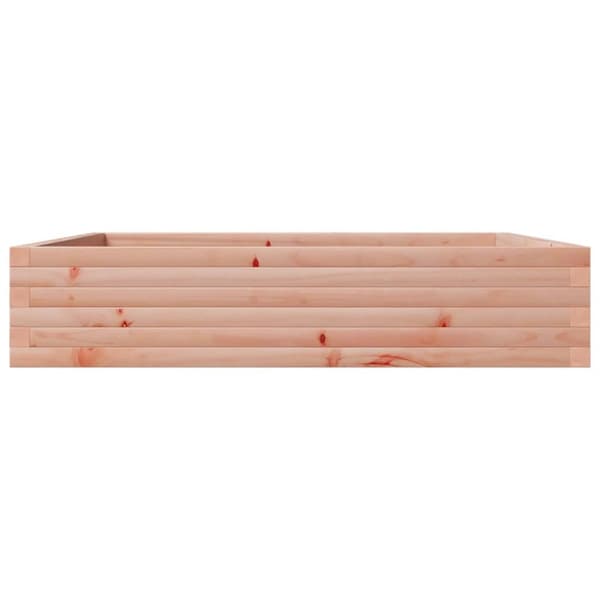 vidaXL Odlingslåda 110x110x23 cm massivt douglasträ