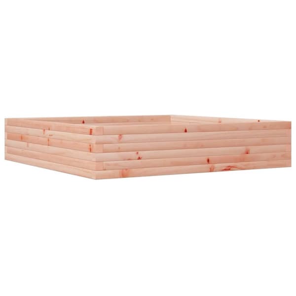 vidaXL Odlingslåda 110x110x23 cm massivt douglasträ
