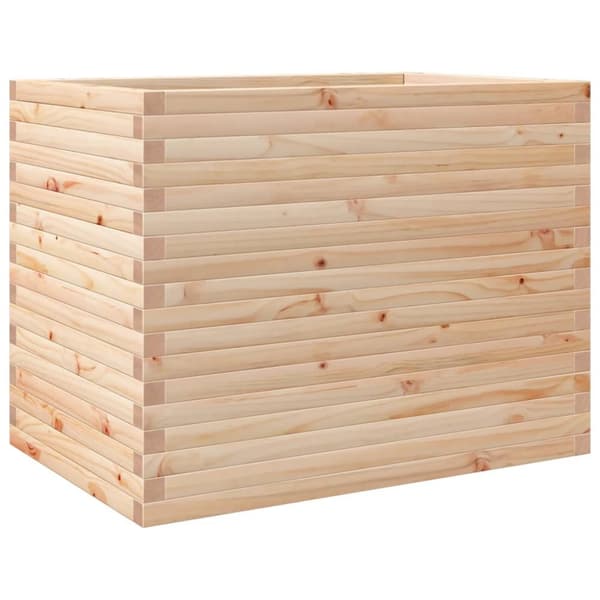 vidaXL Plantekasse 90x60x68,5 cm heltre furu