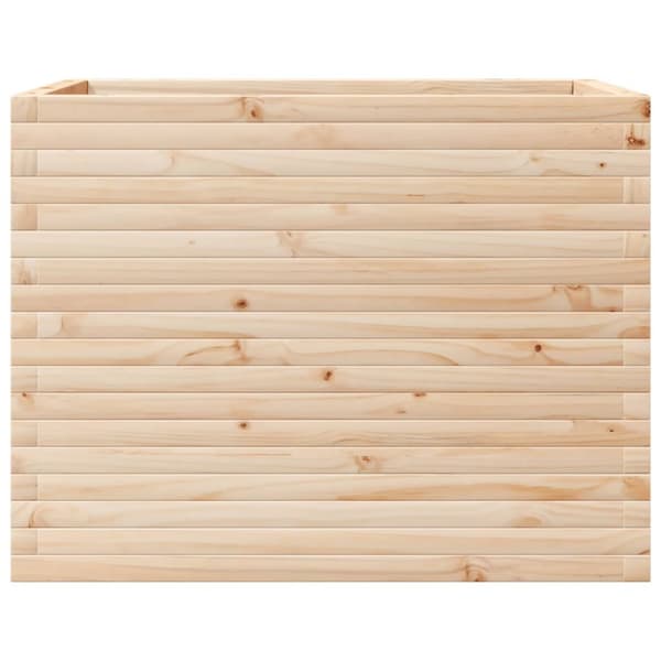 vidaXL Plantekasse 90x60x68,5 cm heltre furu