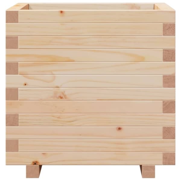 vidaXL Odlingslåda 50x50x49,5 cm massivt furuträ