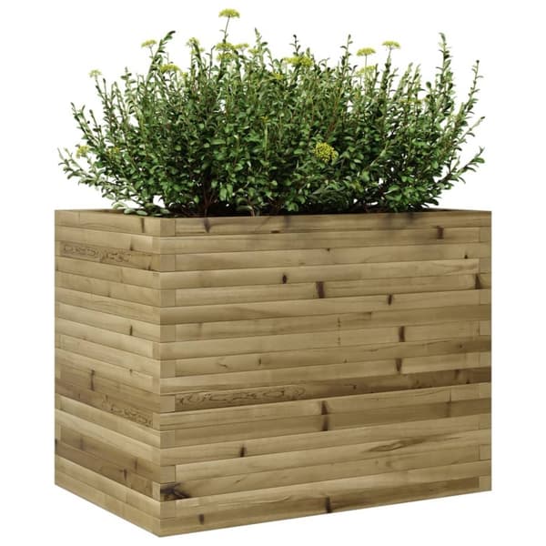 vidaXL Plantekasser 90x60x68,5 cm impregnert furu