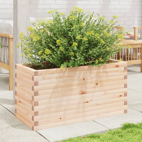 vidaXL Plantekasse 90x40x45,5 cm heltre furu