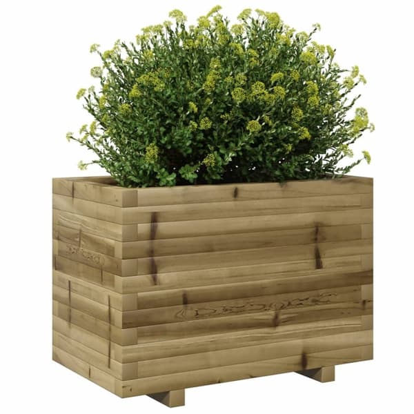 vidaXL Odlingslåda 70x40x49,5 cm impregnerat furu