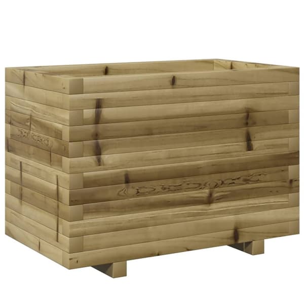 vidaXL Odlingslåda 70x40x49,5 cm impregnerat furu