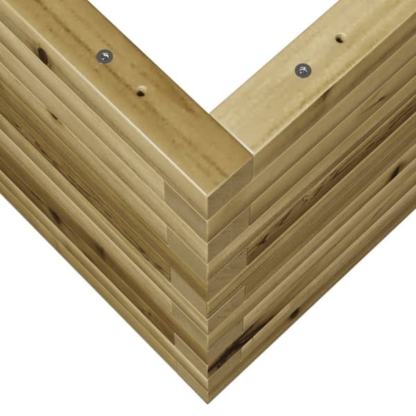 vidaXL plantekasse 90x60x45,5 cm imprægneret fyrretræ