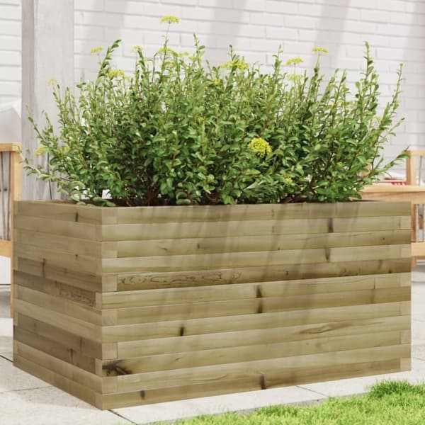 vidaXL plantekasse 90x60x45,5 cm imprægneret fyrretræ