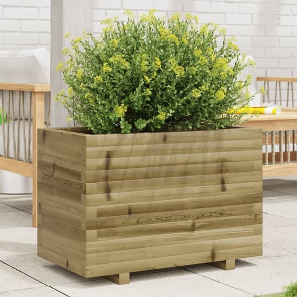 vidaXL plantekasse 70x40x49,5 cm imprægneret fyrretræ