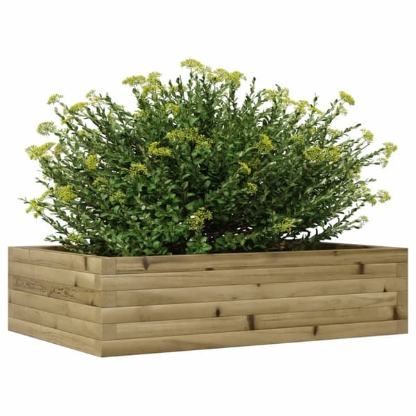 vidaXL Odlingslåda 90x60x23 cm impregnerat furu