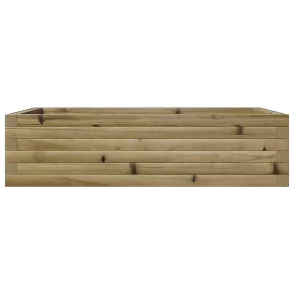 vidaXL Odlingslåda 90x60x23 cm impregnerat furu