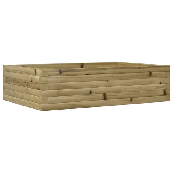 vidaXL Odlingslåda 90x60x23 cm impregnerat furu