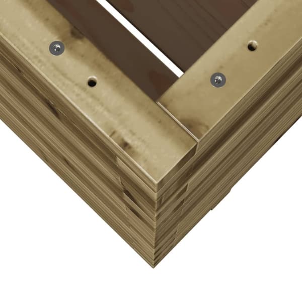 vidaXL Odlingslåda 60x60x72,5 cm impregnerat furu