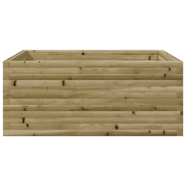 vidaXL Plantekasse 110x110x46 cm impregnert furu