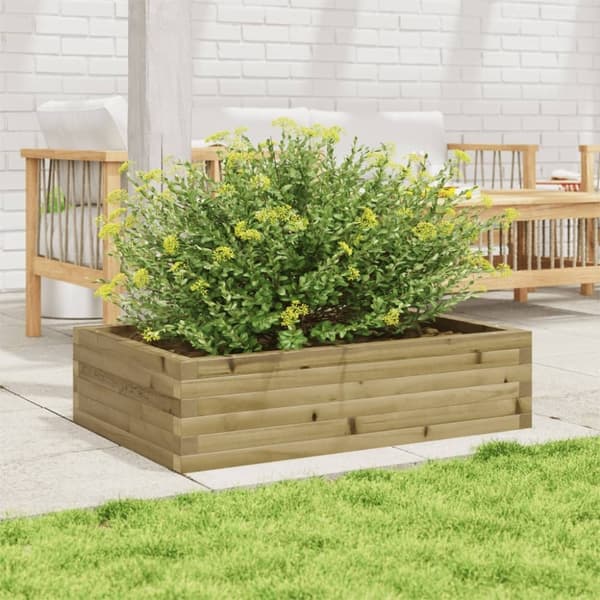 vidaXL plantekasse 90x60x23 cm imprægneret fyrretræ