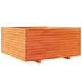 Miniatyrbilde 3 av 11: vidaXL Plantekasse voksbrun 100x100x49,5 cm heltre furu