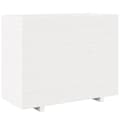 Miniatyrbilde 3 av 11: vidaXL Plantekasse hvit 90x40x72,5 cm heltre furu