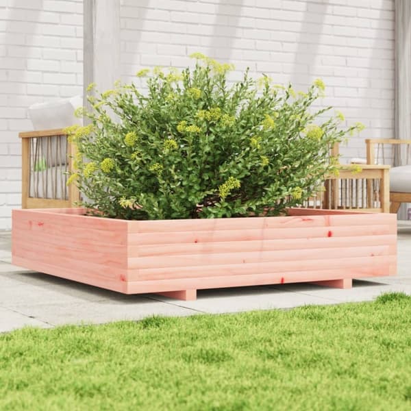 vidaXL plantekasse 110x110x26,5 cm massivt douglasgran