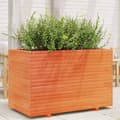 Miniatyrbilde 2 av 11: vidaXL Plantekasse voksbrun 110x60x72 cm heltre furu