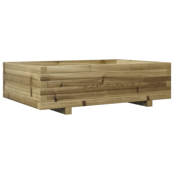 vidaXL Plantekasse 90x60x26,5 cm impregnert furu