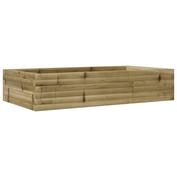 vidaXL plantekasse 110x60x23 cm imprægneret fyrretræ