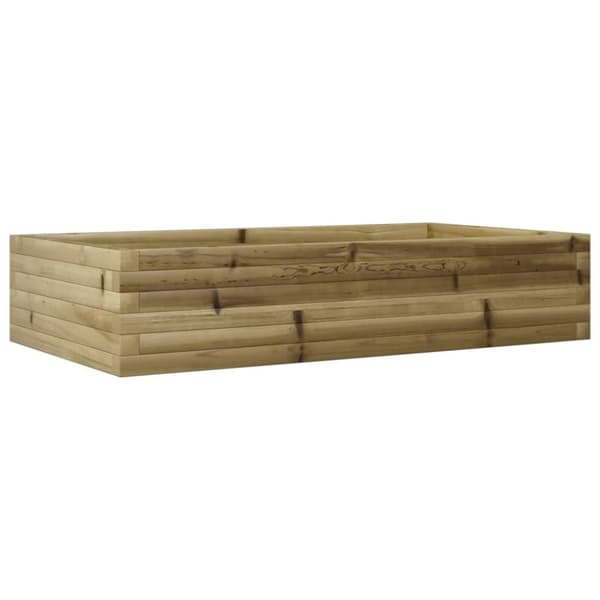 vidaXL plantekasse 110x60x23 cm imprægneret fyrretræ