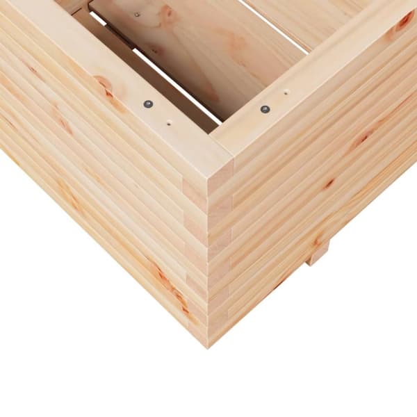 vidaXL Plantekasse 110x60x49,5 cm heltre furu