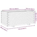 Miniatyrbilde 11 av 11: vidaXL Plantekasse 110x60x49,5 cm heltre furu