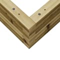 Miniatyrbilde 7 av 10: vidaXL Hageplantekasse 80x80x23 cm impregnert furu