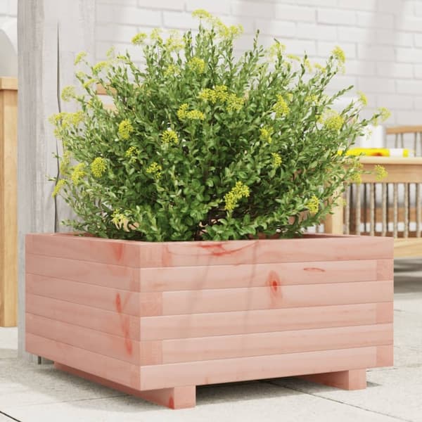 vidaXL plantekasse 50x50x26,5 cm massivt douglasgran