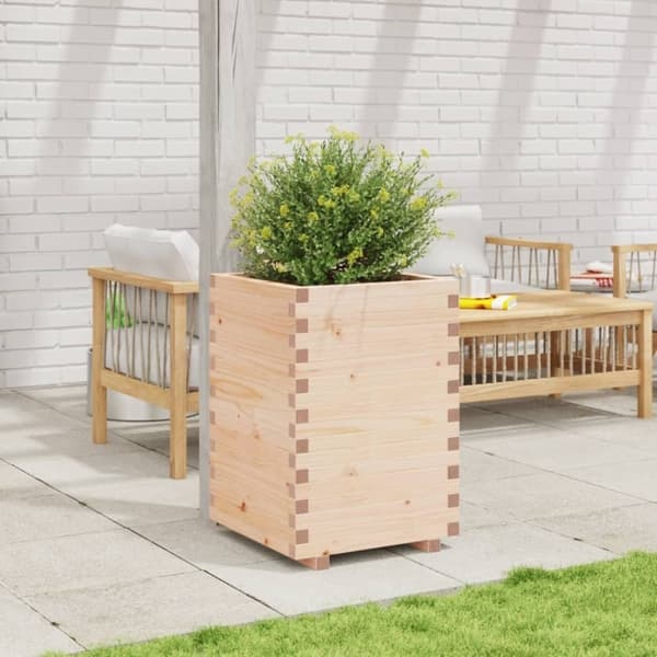 vidaXL plantekasse 50x50x72,5 cm massivt fyrretræ