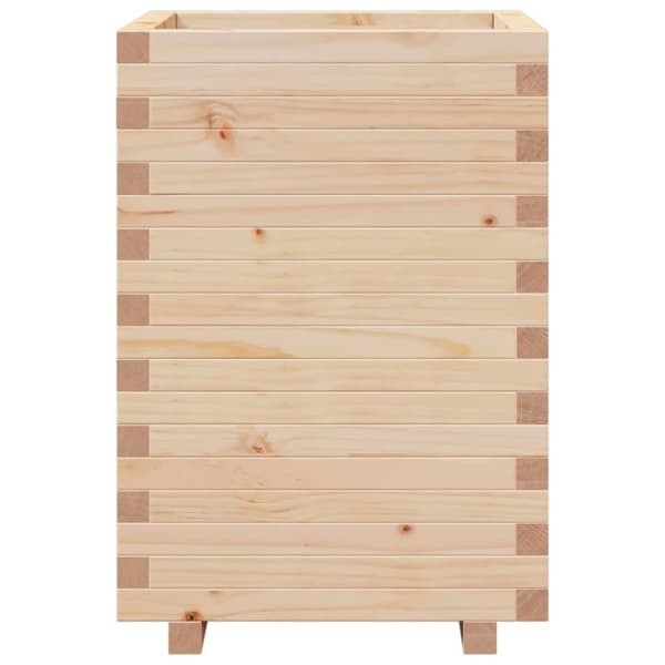 vidaXL plantekasse 50x50x72,5 cm massivt fyrretræ