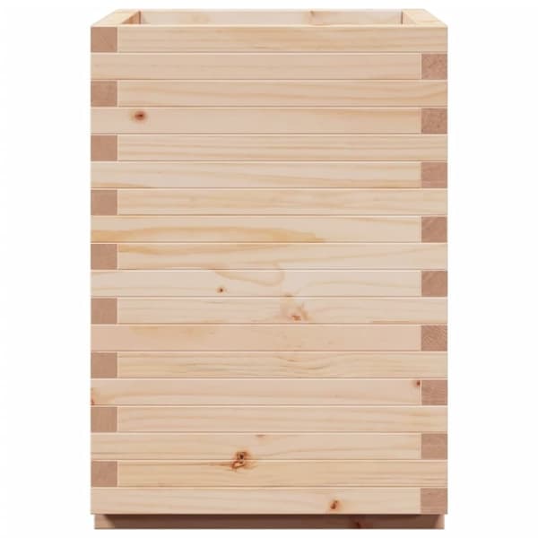 vidaXL plantekasse 50x50x72,5 cm massivt fyrretræ