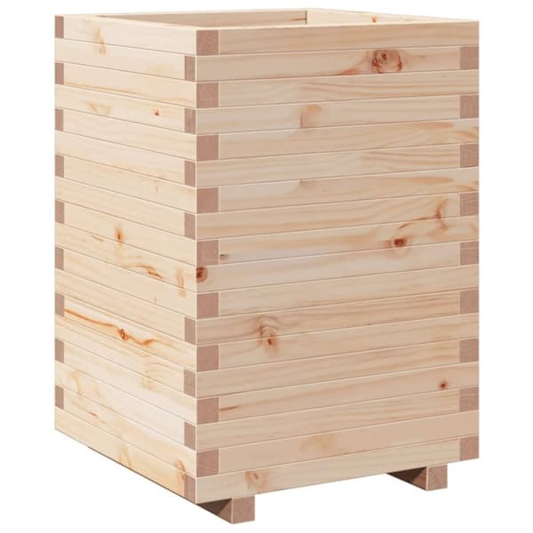 vidaXL plantekasse 50x50x72,5 cm massivt fyrretræ