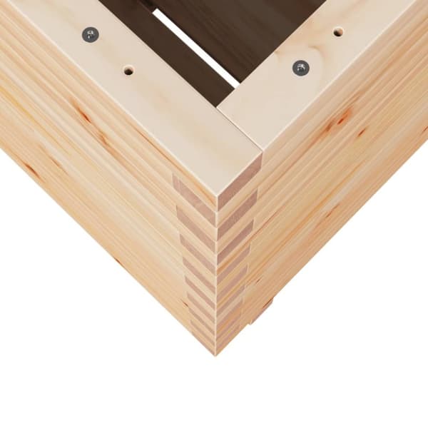 vidaXL plantekasse 50x50x72,5 cm massivt fyrretræ