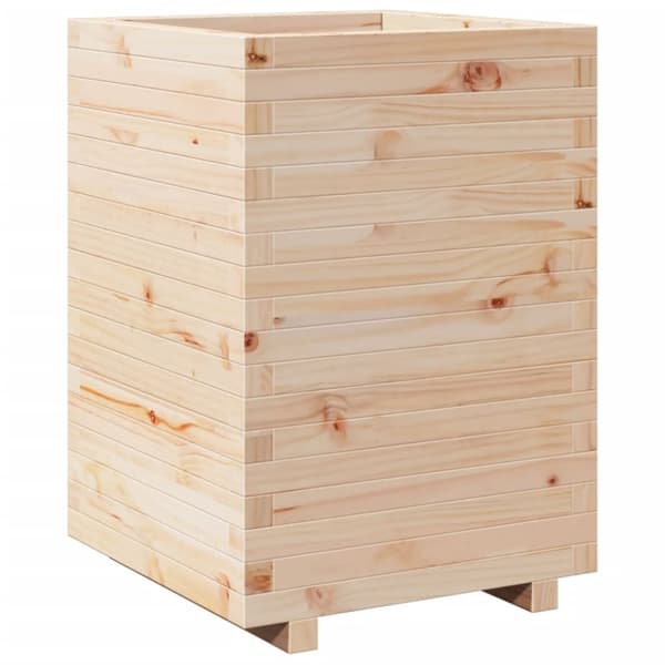vidaXL plantekasse 50x50x72,5 cm massivt fyrretræ